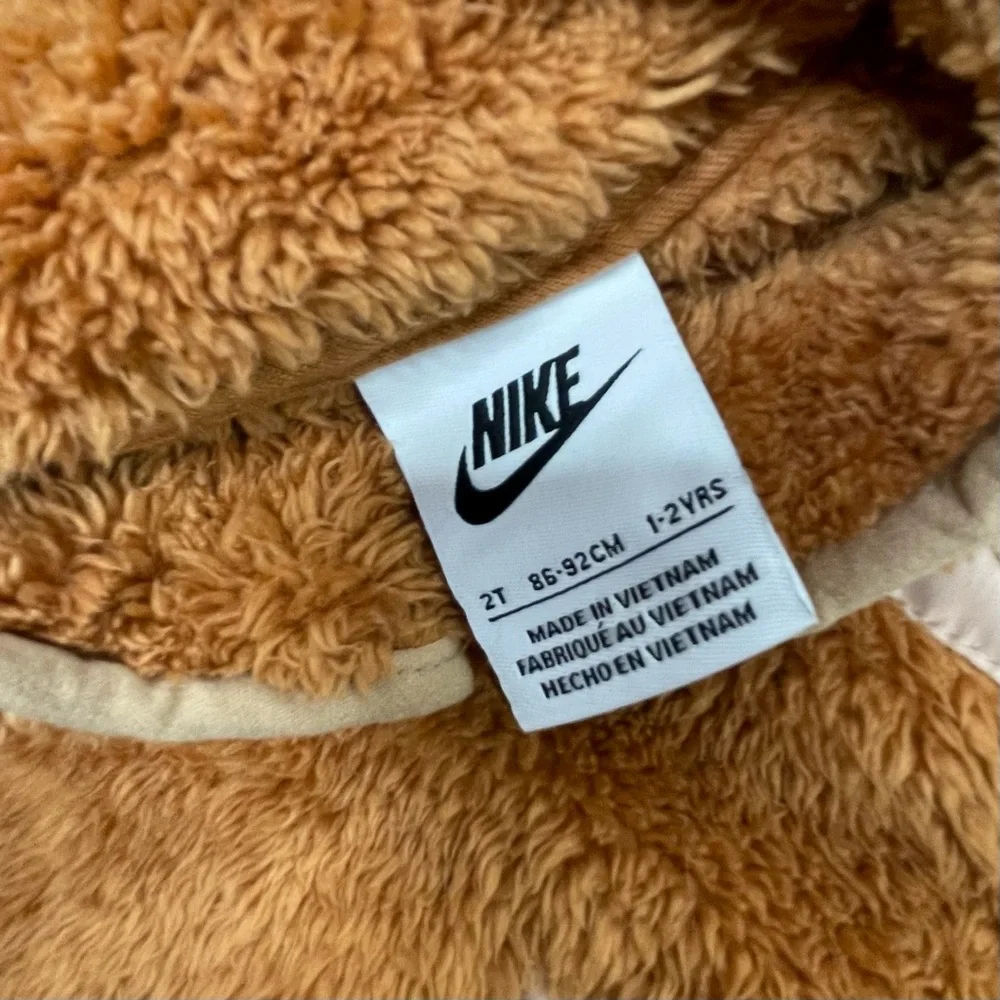 Nike Faux Fur Zip Up Utility Vest